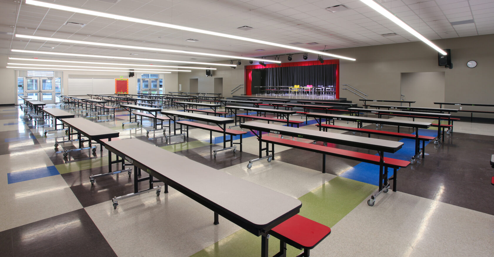 Belmont Elementary cafeteria